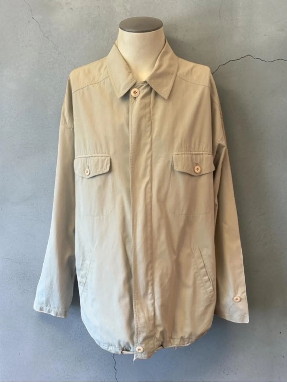 VTG GUCCI Cotton Windbreaker Jacket Size 54